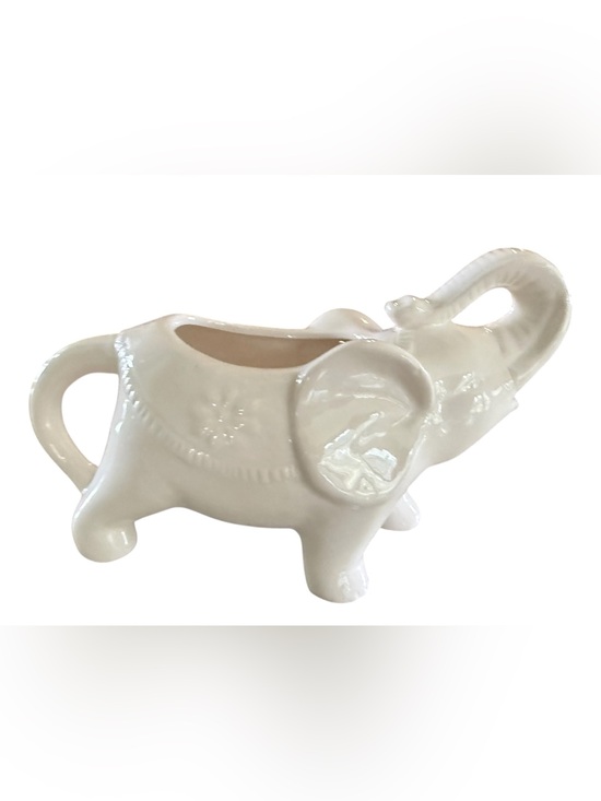 Other - White Elephant Creamer Pitcher Ceramic Pottery Mid Century